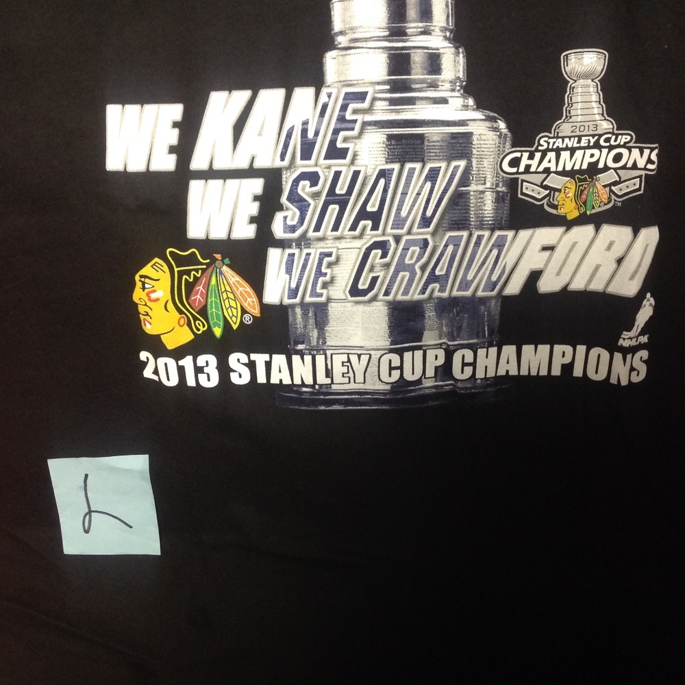 NHL Chicago Blackhawks Stanley Cup tshirt